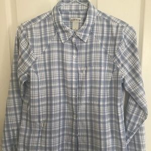 Orvis Passport Adventure Convertible Plaid Shirt